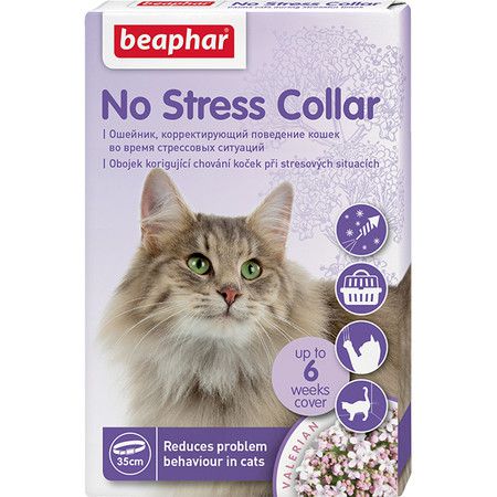 Beaphar Ошейник Beaphar No Stress Collar для кошек успокаивающий - 35 см