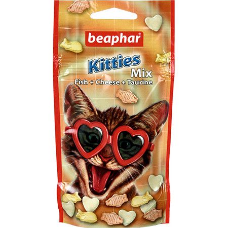 Beaphar Лакомство Beaphar Kitty`s MIX для кошек витаминизированное смесь - 32,5 г