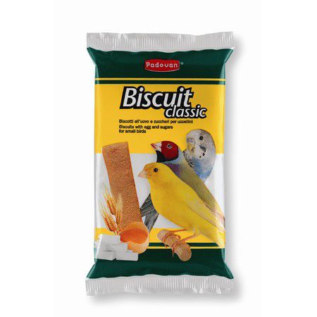 Padovan Лакомство бисквит Padovan Biscuit classic для декоративных птиц сладкие яичные - 30 г