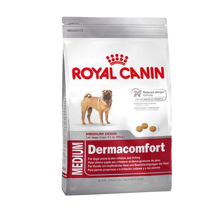 Royal Canin Сухой корм Royal Canin Medium Dermacomfort для собак средних пород с раздраженной и зудящей кожей