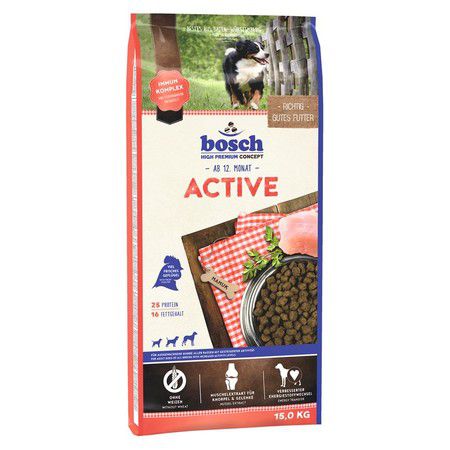 Bosch Сухой корм Bosch Аctive для взрослых собак с повышенным уровнем активности с мясом домашней птицы