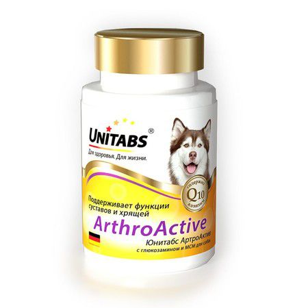 Unitabs Unitabs ArthroАctive с Q10 для собак 100 таб