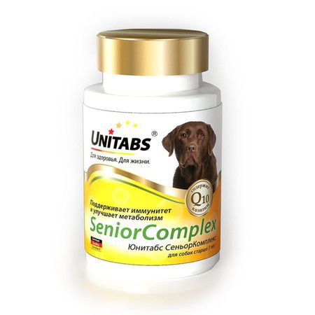 Unitabs Unitabs SeniorComplex с Q10 для собак 100 таб