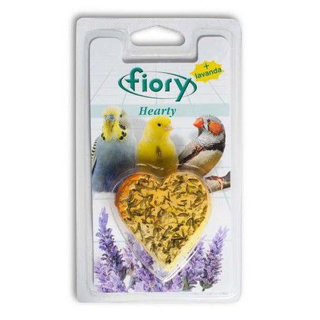 FIORY FIORY био-камень для птиц Hearty с лавандой в форме сердца 45 г