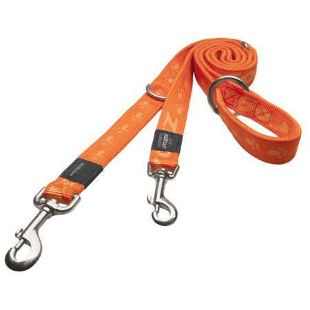 ROGZ Поводок перестежка для собак ROGZ Alpinist S-11мм 2 м (Оранжевый)