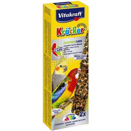 Vitakraft Vitakraft крекеры для средних попугаев при линьке 2 шт