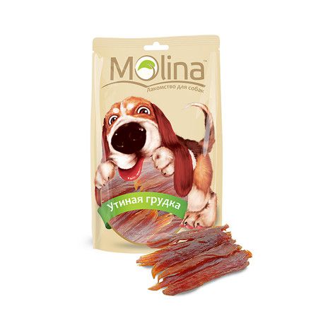 Molina Molina для собак Утиная грудка, 80г
