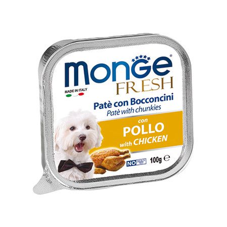 MONGE Monge Dog Fresh консервы для собак курица 100 гр х 32 шт