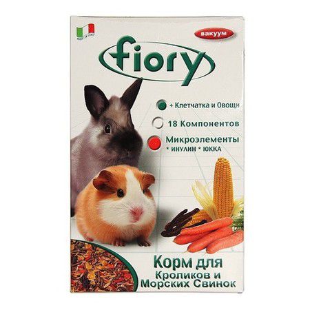FIORY FIORY корм для морских свинок и кроликов Conigli e cavie 850 г