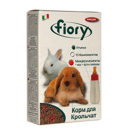 FIORY FIORY корм для крольчат Puppypellet гранулированный 850 г