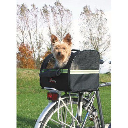TRIXIE Сумка Trixie Biker Bag для собак для велоперевозки 35x28x29 см черная