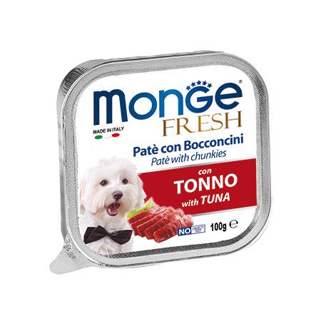 MONGE Monge Dog Fresh консервы для собак тунец 100 гр х 32 шт