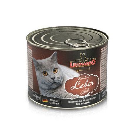 Leonardo Консервированный корм Leonardo Quality Selection для кошек с печенью - 200 г