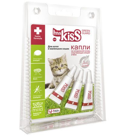 Ms. Kiss Ms. Kiss капли репеллентные для котят и маленьких кошек