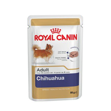 Royal Canin Royal Canin Chihuahua Adult влажный корм в паучах для взрослых собак породы чихуахуа от 8 месяцев (паштет) - 85 г х 12 шт