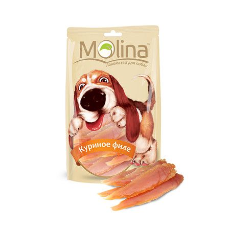 Molina Molina для собак Куриное филе, 80г