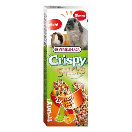 Versele-Laga Versele-Laga палочки для кроликов и морских свинок Crispy с фруктами 2 шт 55 г