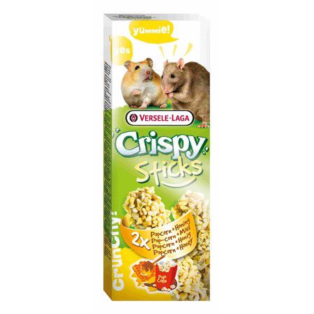 Versele-Laga Versele-Laga палочки для хомяков и крыс Crispy с попкорном и медом 2 шт 50 г