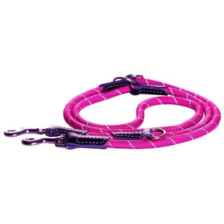 ROGZ Поводок перестежка для собак ROGZ Rope M-9мм 2 м (Розовый)