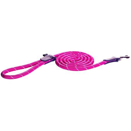 ROGZ Поводок удлиненный для собак ROGZ Rope M-9мм 1,8 м (Розовый)