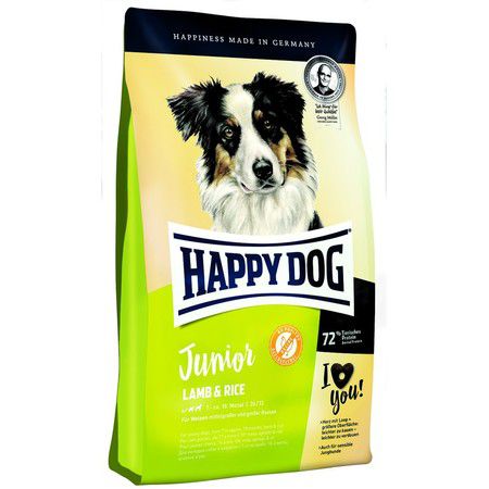 Happy Dog Happy Dog Junior Lamb & Rice для щенков от 7 до 18 месяцев с ягненком и рисом