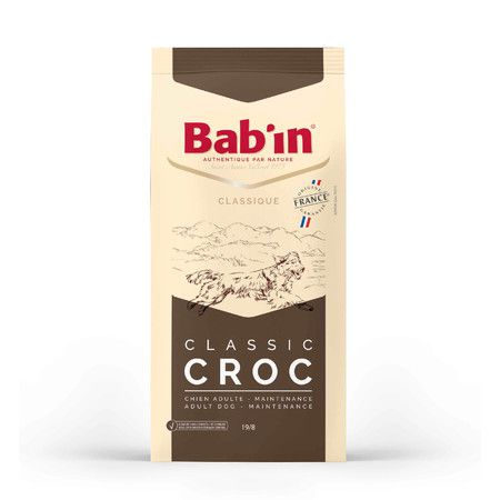 Babin Сухой корм Babin Classique Classic Croc для взрослых собак всех пород умеренной активности на основе курицы и утки - 20 кг