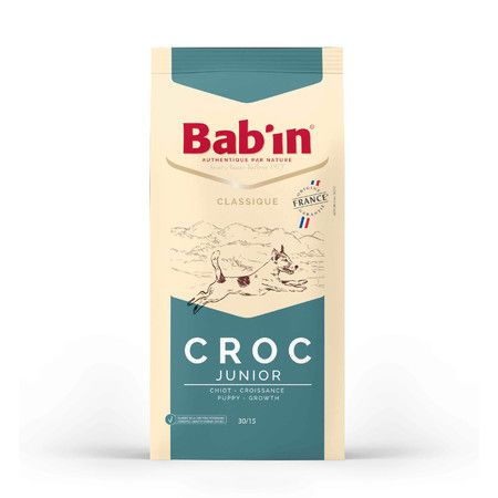 Babin Babin Classique Croc Junior сухой корм для щенков и юниоров средних пород с мясом утки и свининой