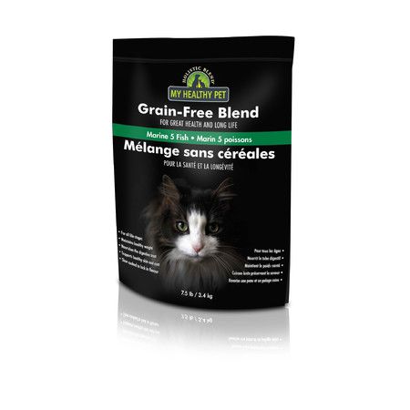 Holistic Blend Holistic Blend Cat Grain-Free Blend беззерновой сухой корм для кошек с морской рыбой 5 видов - 3,4 кг