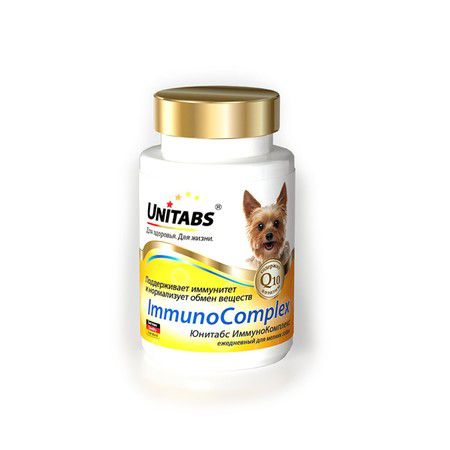 Unitabs Unitabs ImmunoComplex с Q10 для мелких собак 100 таб