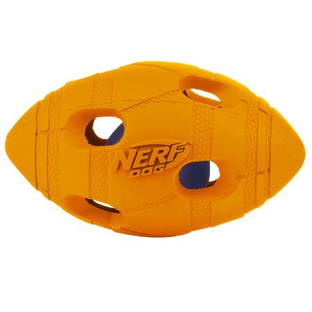 Nerf Игрушка для собак Nerf Мяч для регби светящийся - 10 см