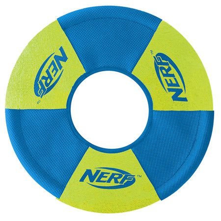 Nerf Игрушка для собак Nerf Диск для фрисби плюшевый - 22,5 см