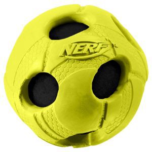 Nerf Игрушка для собак Nerf Мяч с отверстиями - 9 см