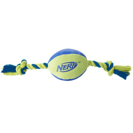 Nerf Игрушка для собак Nerf Мяч плюшевый с веревками - 37,5 см