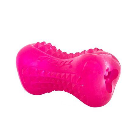 ROGZ Игрушка для собак ROGZ Yumz L косточка массажная для десен розовая - 150 мм