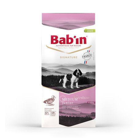 Babin Сухой корм Babin Signature Medium Junior для щенков средних пород на основе утки и свинины