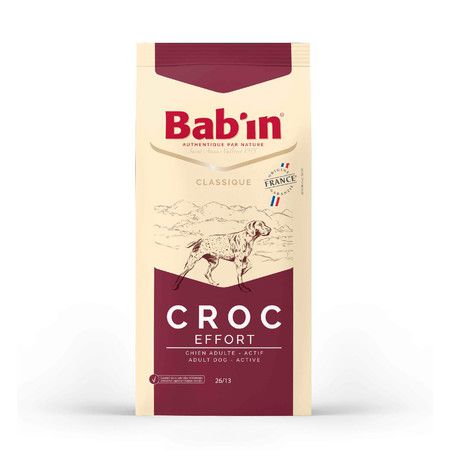 Babin Bab'in Classique Croc Effort сухой корм для собак с высоким уровнем физической активности с мясом утки