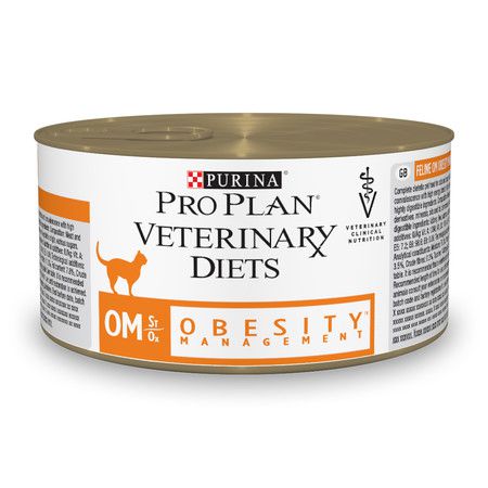 Purina Veterinary Purina Pro Plan Veterinary diets OM ST/OX OBESITY MANAGEMENT для кошек при ожирении - 195 гр х 24 шт