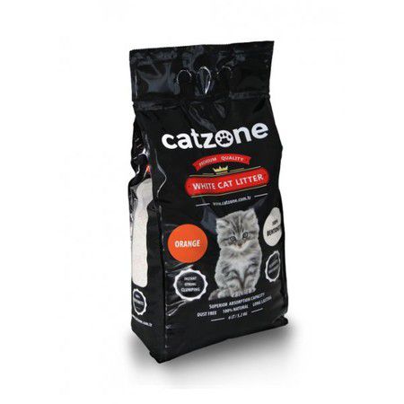 Catzone Наполнитель для кошачьего туалета Catzone Orange 5.2 кг