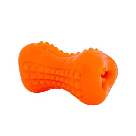 ROGZ Игрушка для собак ROGZ Yumz L косточка массажная для десен оранжевая - 150 мм