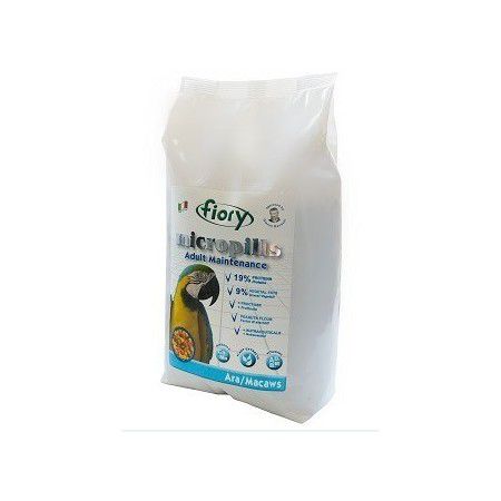 FIORY FIORY корм для попугаев Ара Micropills Ara/Macaws 1,4 кг