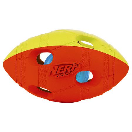 Nerf Игрушка для собак Nerf Мяч гандбольный двухцветный светящийся - 10 см