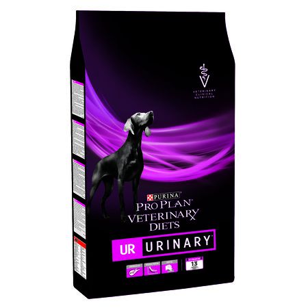 Purina Veterinary Pro Plan Veterinary Diets Canine UR Urinary dry для взрослых собак при образовании мочевых камней - 3 кг