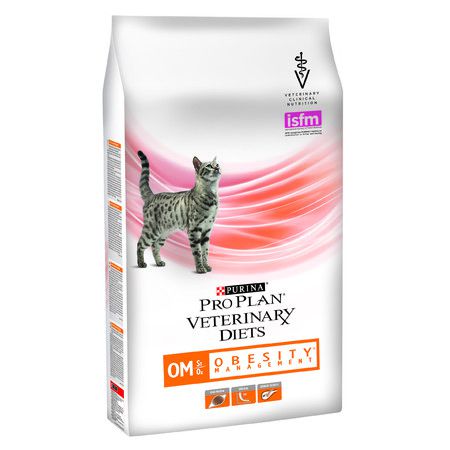 Purina Veterinary Pro Plan Veterinary Diets Feline OM Obesity (Overweight) Management dry для взрослых кошек при ожирении