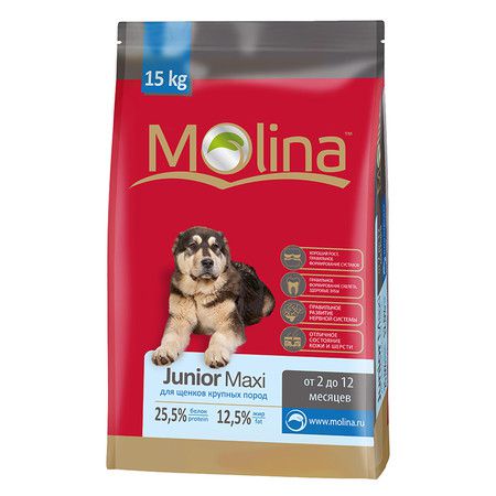 Molina Сухой корм Molina «Junior Maxi» для щенков крупных и гигантских пород полнорационный