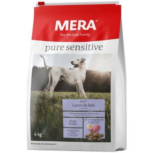 Mera Сухой корм Mera Pure Sensitive Adult Lamm & Reis для взрослых собак с ягненком и рисом - 4 кг