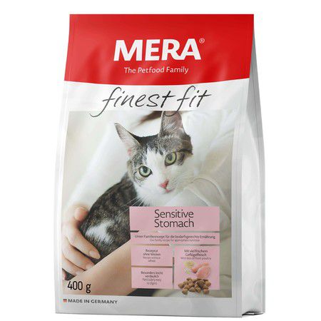 Mera Сухой корм Mera Finest Fit Sensitive Stomach для кошек с чувствительным пищеварением с курицей - 400 г