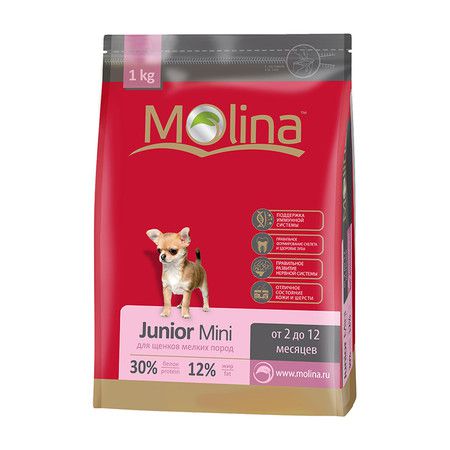 Molina Сухой корм Molina «Junior Mini» - 1 кг
