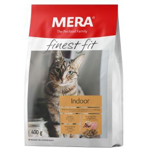 Mera Сухой корм Mera Finest Fit Indoor для взрослых кошек, живущих в помещении, с курицей - 400 г