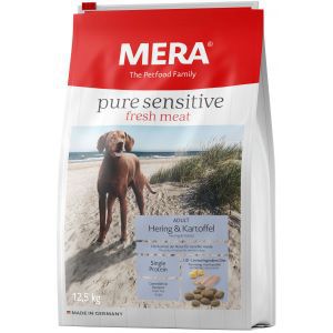 Mera Сухой корм Mera Рure Sensitive Adult Hering & Kartoffel для взрослых собак с сельдью и картофелем