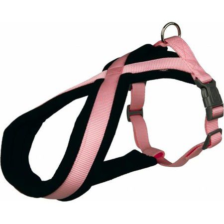 TRIXIE Шлейка Trixie Premium для собак S–M 40–60 см/20 мм розовая